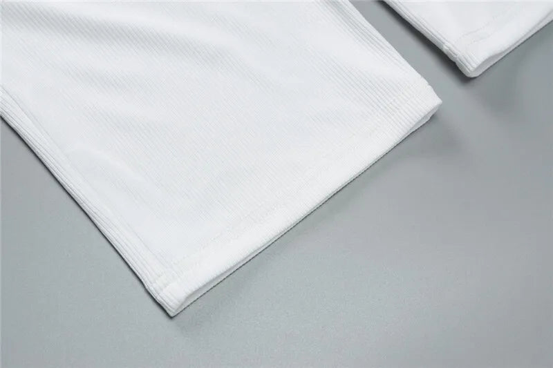 סט שני חלקים טופ קשירה וטייץ שלושת רבעי - נדיה