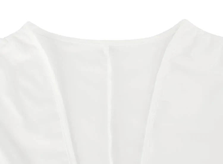 שמלת מקסי כיווצים בעיצוב מחשוף V שסע וכתפיים חשופות - Sylvia