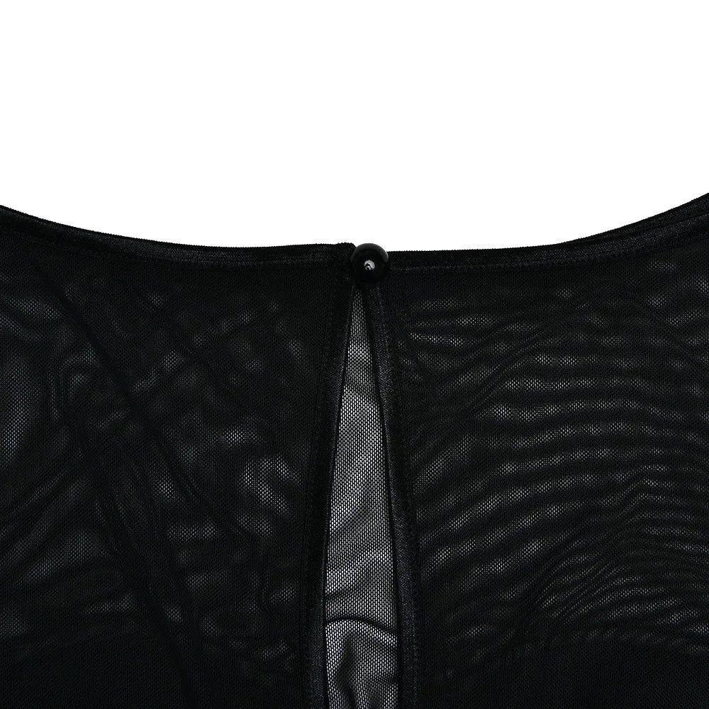 שמלת מידי בשילוב שיפון - תניר