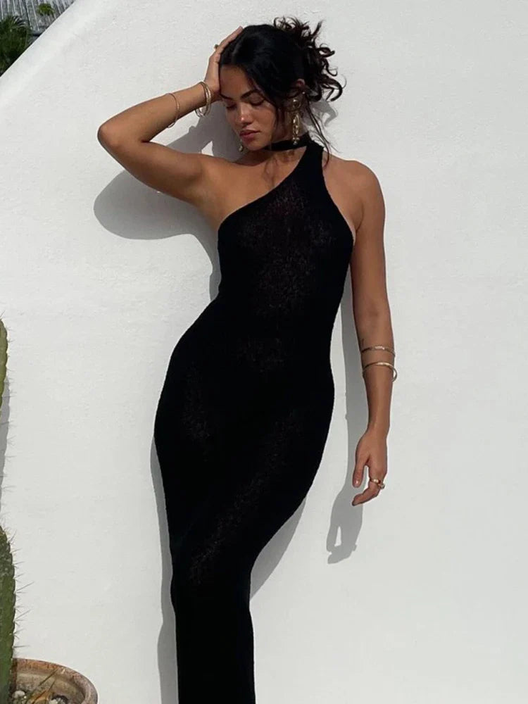 שמלת מקסי קולר - צ'ינה