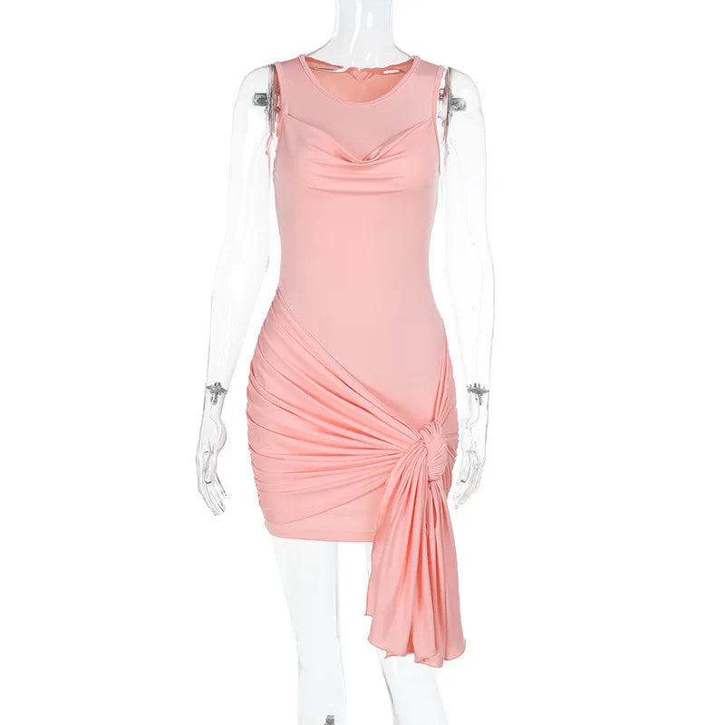 שמלת מיני בעיטור קשירה - קמילה