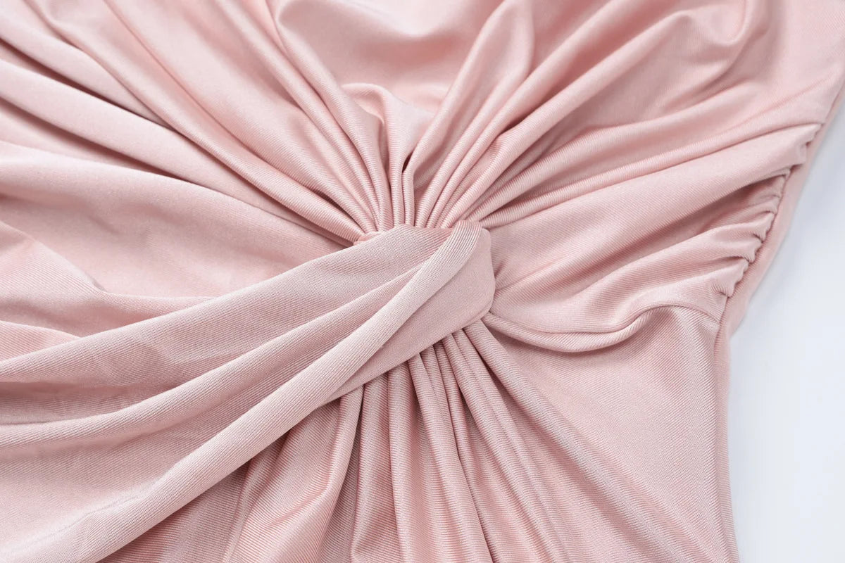 שמלת מקסי בעיטור קיפולים - Noelle