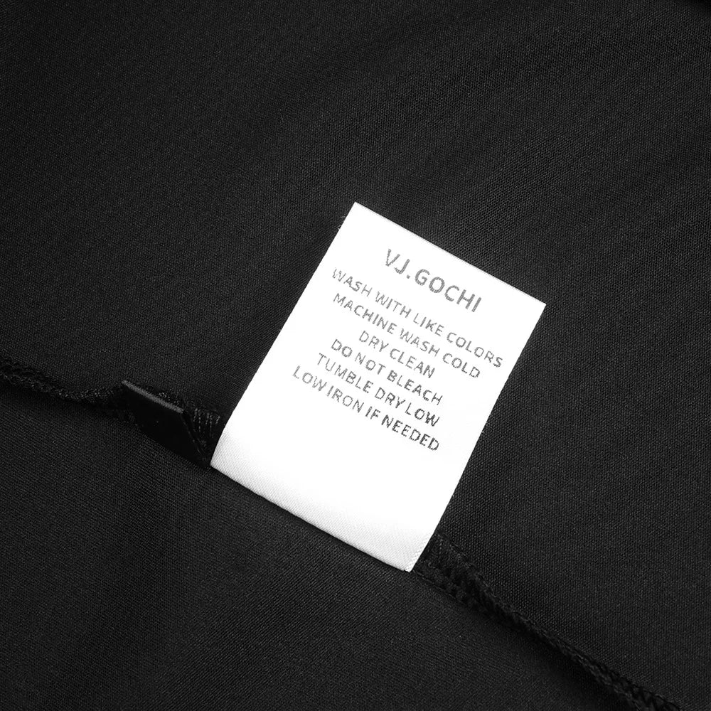 Maxi dress with a slit design and a mesh bodice with a diamond buckle - AMOR