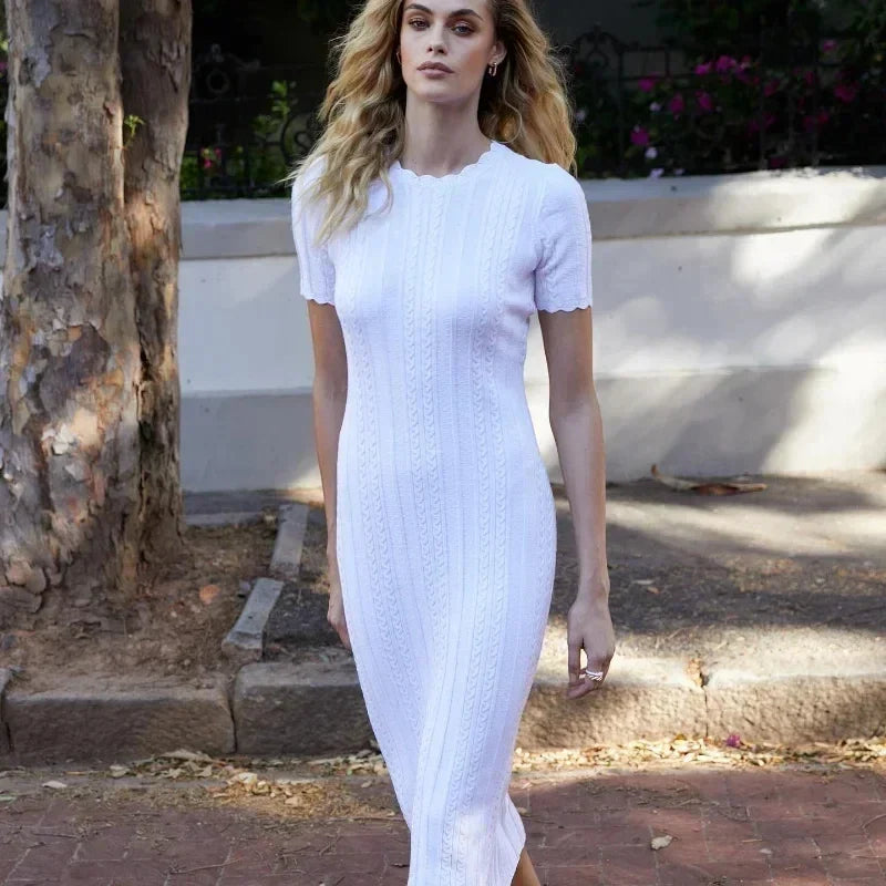 שמלת מידי סרוגה - טולה