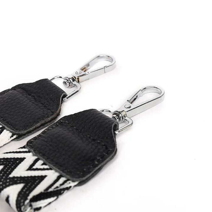Leather bag with special strap design