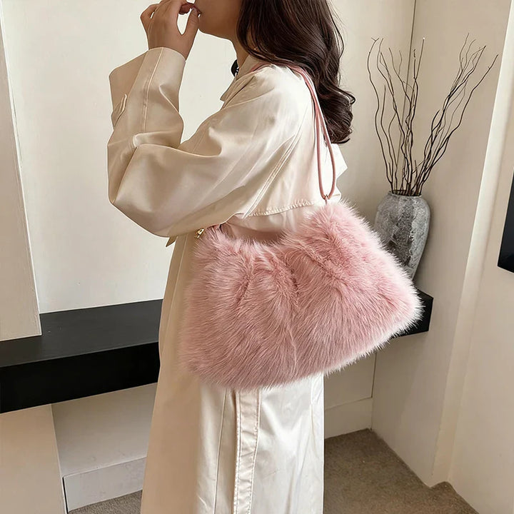 Fur design bag