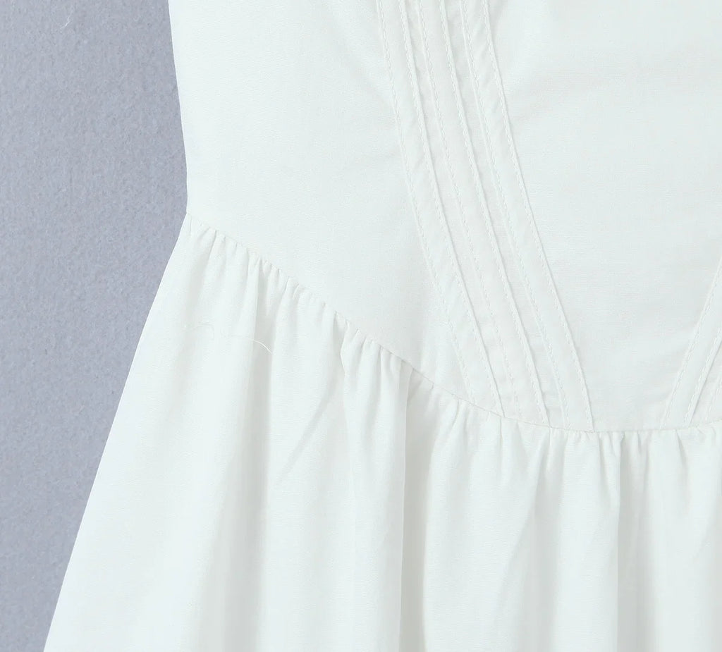 שמלת מידי בגזרת A בעיטור שסע - Paloma