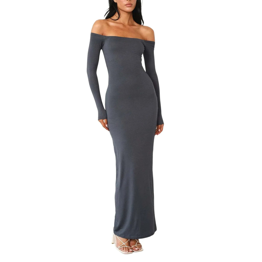שמלת מקסי כתפיים חשופות - Sydney