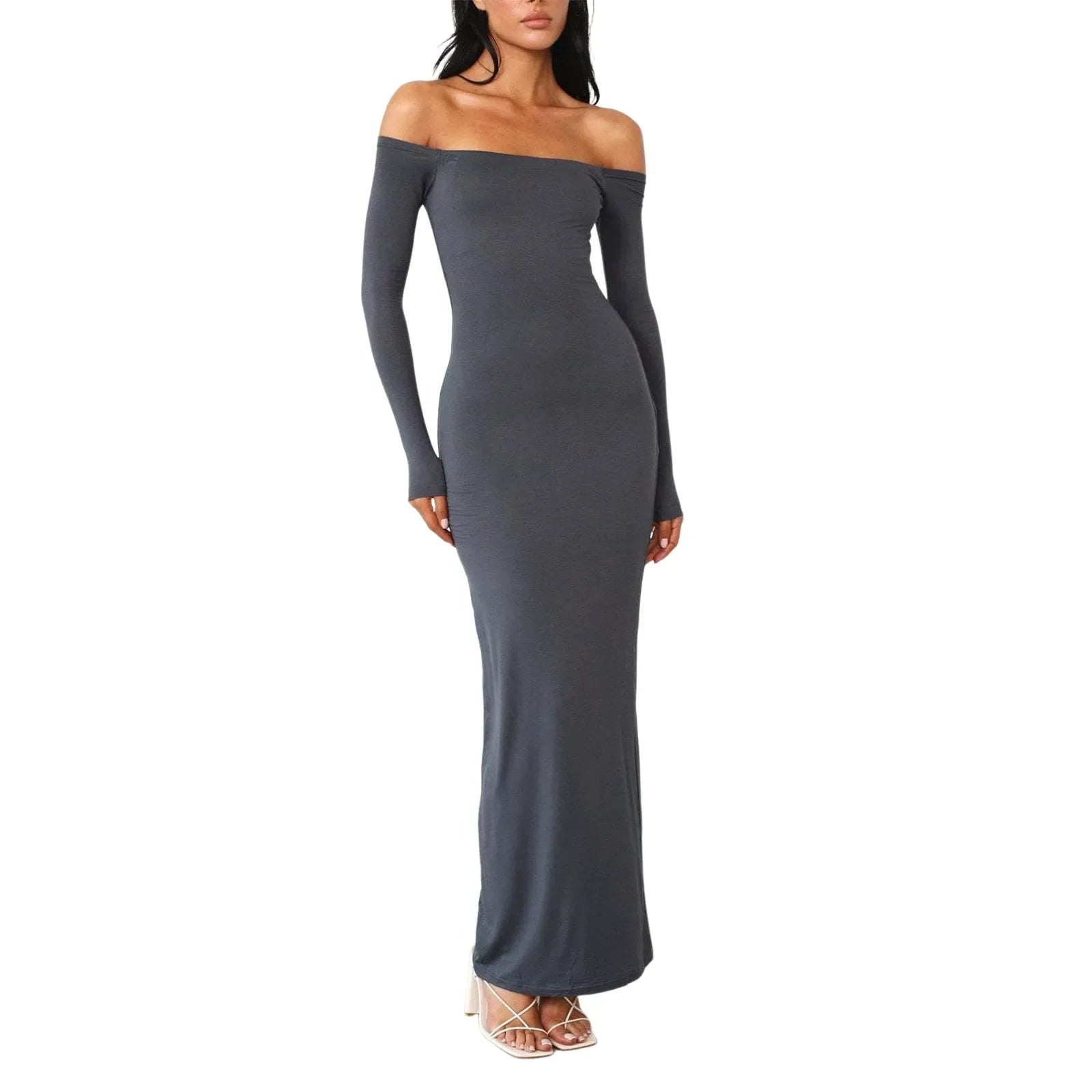 שמלת מקסי כתפיים חשופות - Sydney