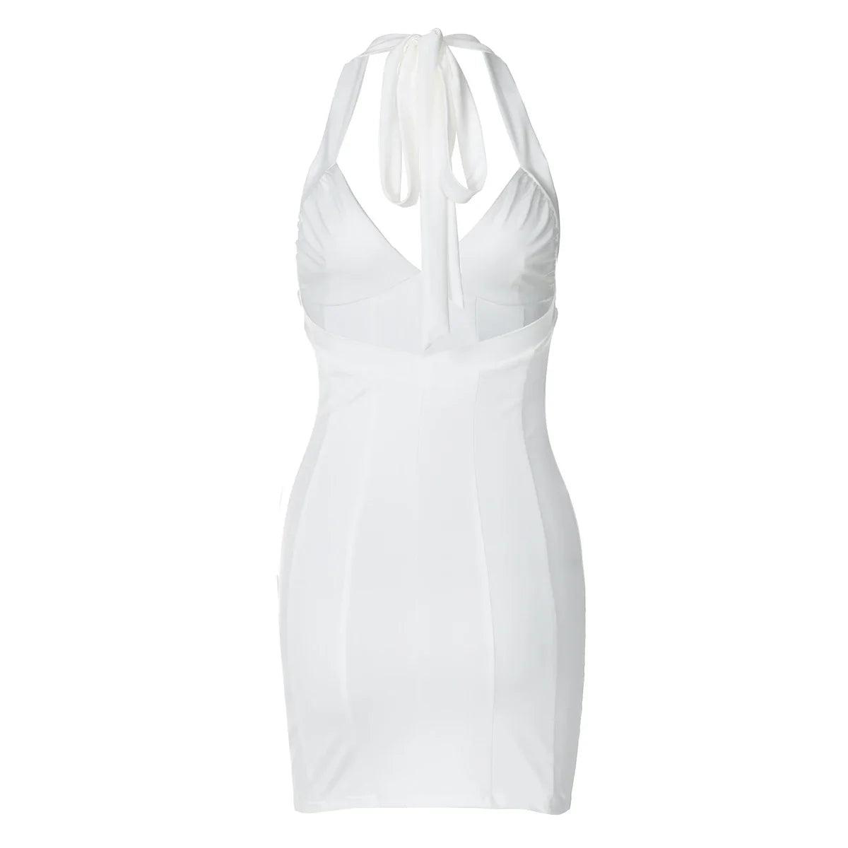 שמלת מיני צמודה גב פתוח - Lana