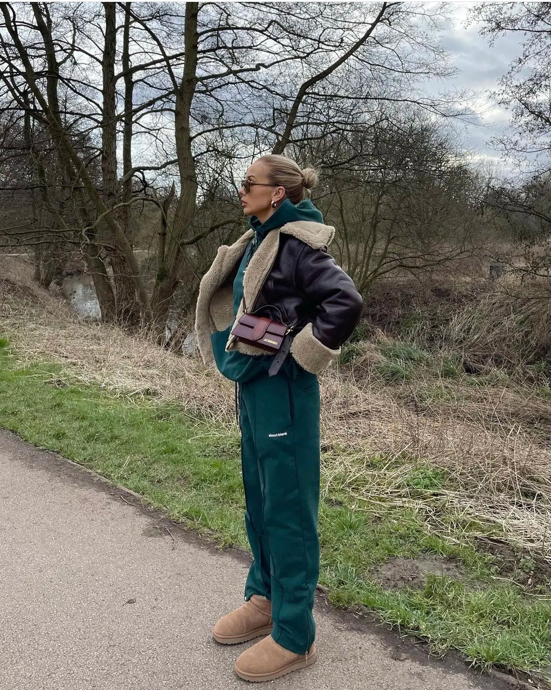 מעיל עור פרווה פנימית - קנדי