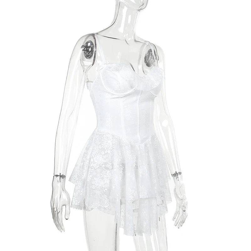 שמלת מיני תחרה - קוני