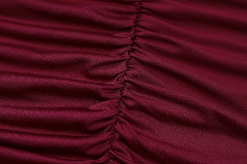 שמלת מקסי אלגנטית קשירה בצוואר גב פתוח - הלאני