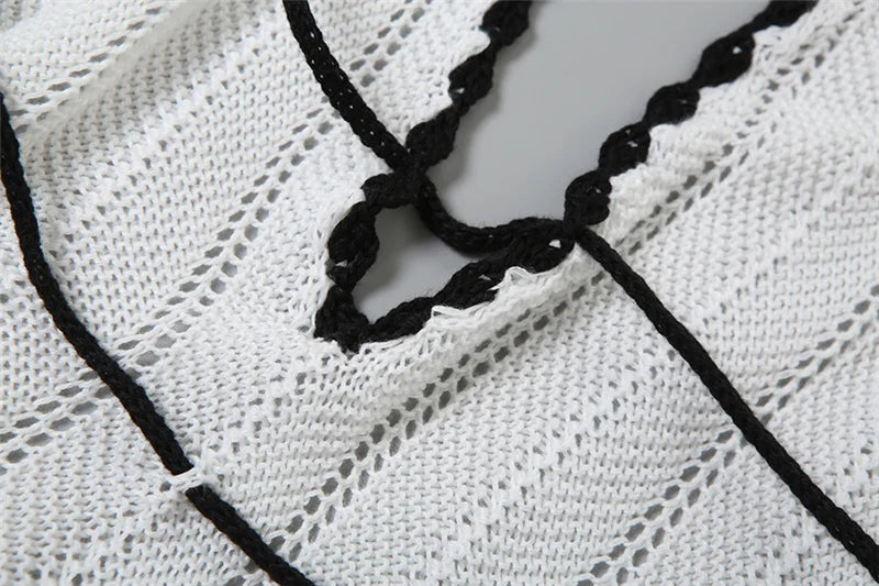 שמלת מקסי חוף סרוגה - Alyssa