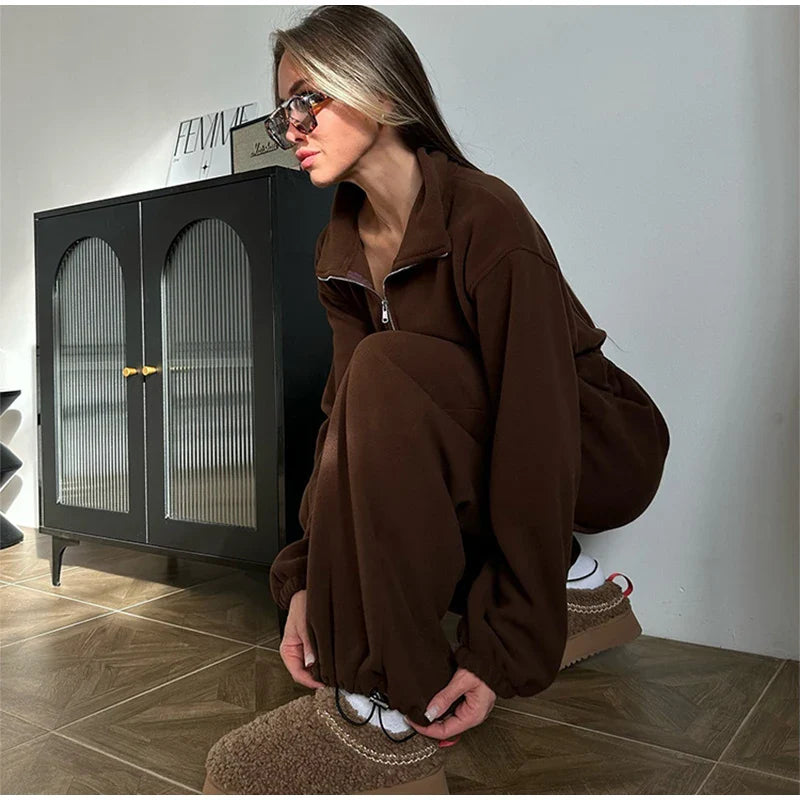 סרבל חורפי רוכסן קדמי - Frances