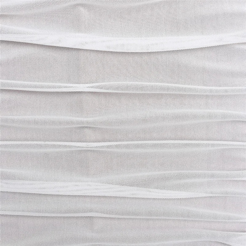 שמלת מידי כיווצים קו צוואר משופע - LOV