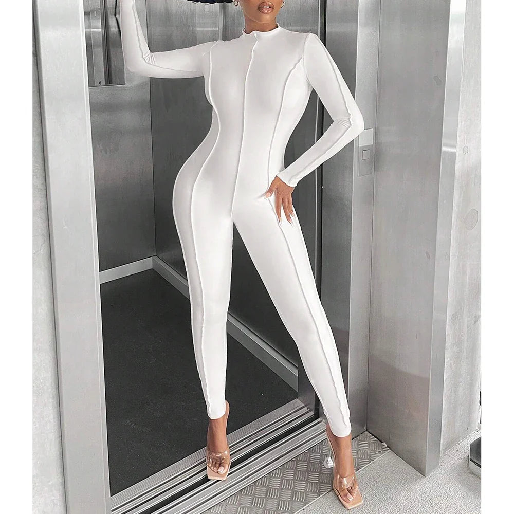 חליפת חלק אחד בד מחטב - Nicole