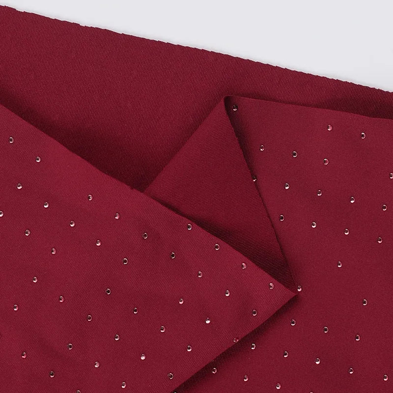 שמלת מיני צמודה בעיטור זרקונים מנצנצים - LIT