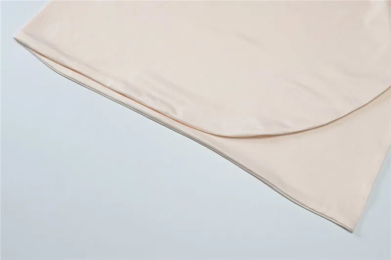 שמלת מקסי כתפייה אחת בעיצוב פתח ושסע בעיטור צמה - פנמה