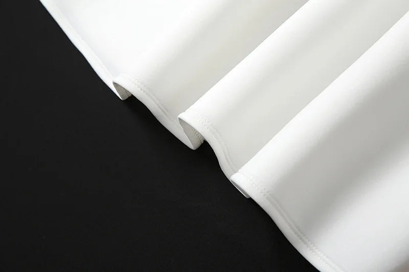 שמלת מידי סטרפלס בגזרת A בעיצוב אלגנטי - Simone