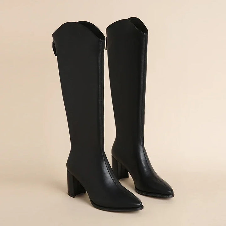 High leatherette boots - WIN