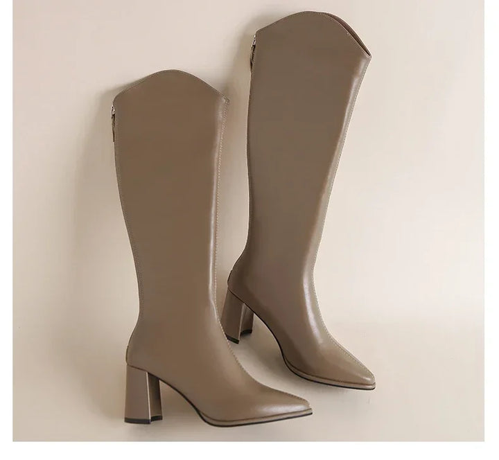 High leatherette boots - WIN