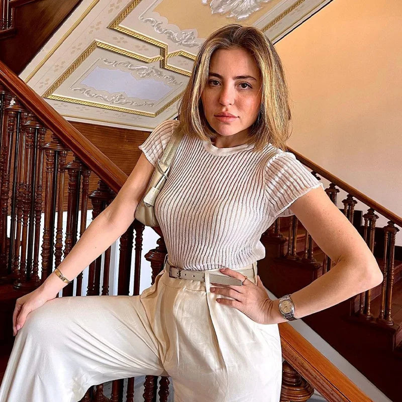 חולצת קיץ שקופה - נינה