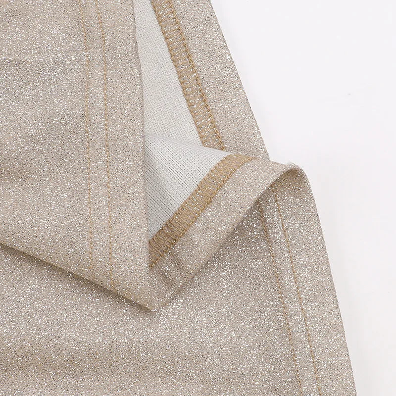 שמלת מקסי נצנצים גב פתוח - SPARKLE