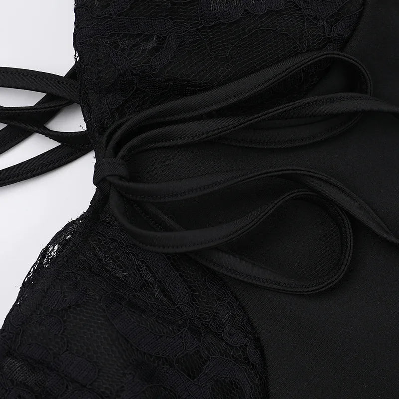 שמלת מקסי בעיטור תחרה - מוראלה