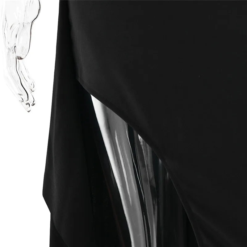 שמלת מקסי יוקרתית מחשוף וי שסע עמוק גב פתוח - אליסיה