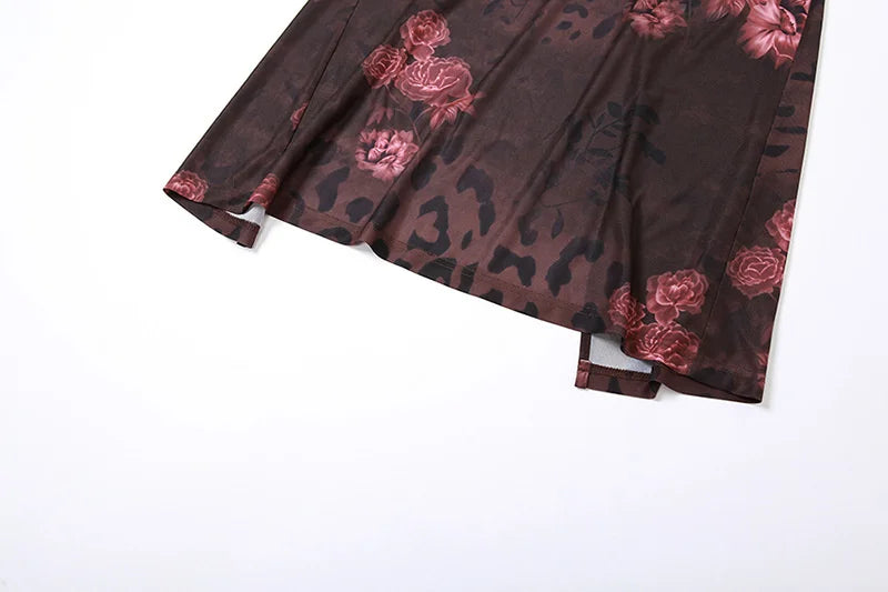 שמלת מקסי בהדפס פרחוני - אסיף