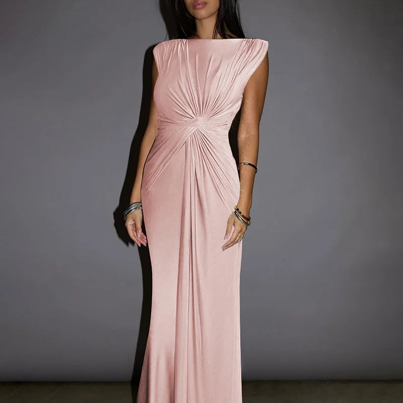 שמלת מקסי כיווצים - ורונה