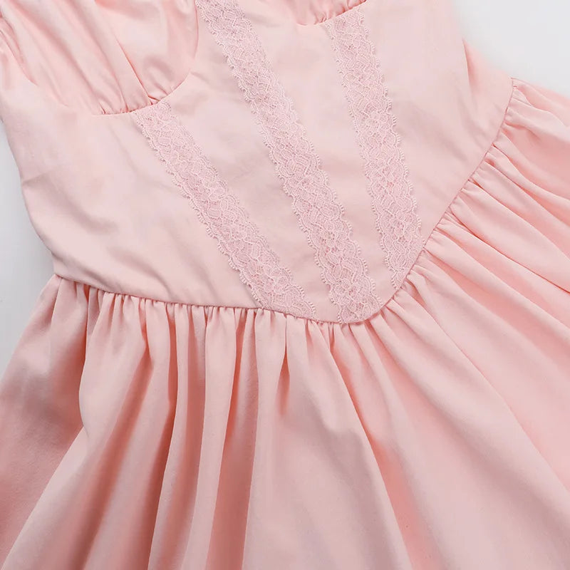 שמלת מיני בגזרת A בעיצוב מחוך בעיטור קשירת פפיון בגב - Kaiya