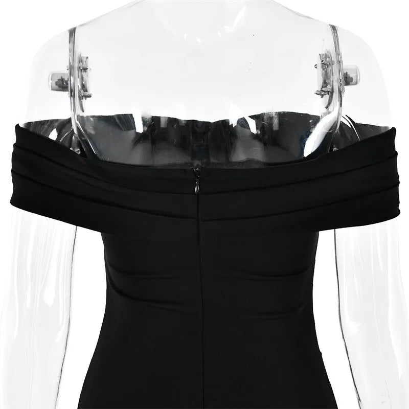 שמלת מקסי כתפיים חשופות - תהילה