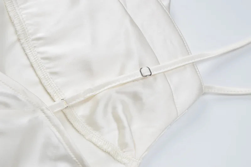 שמלת ערב מקסי סאטן אלגנטית - קארין