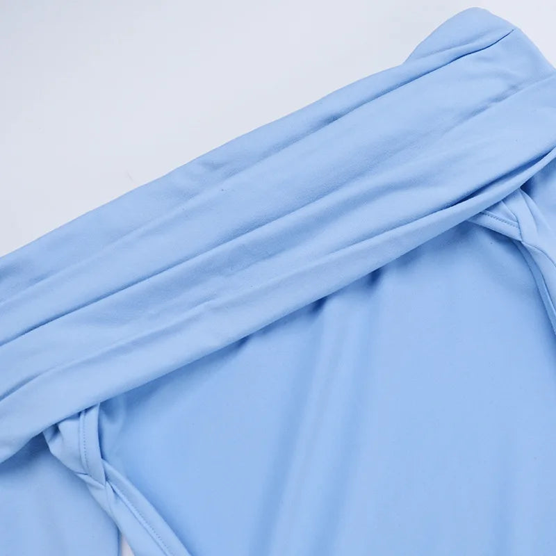 שמלת מקסי כתפיים חשופות גב פתוח - GIZEL