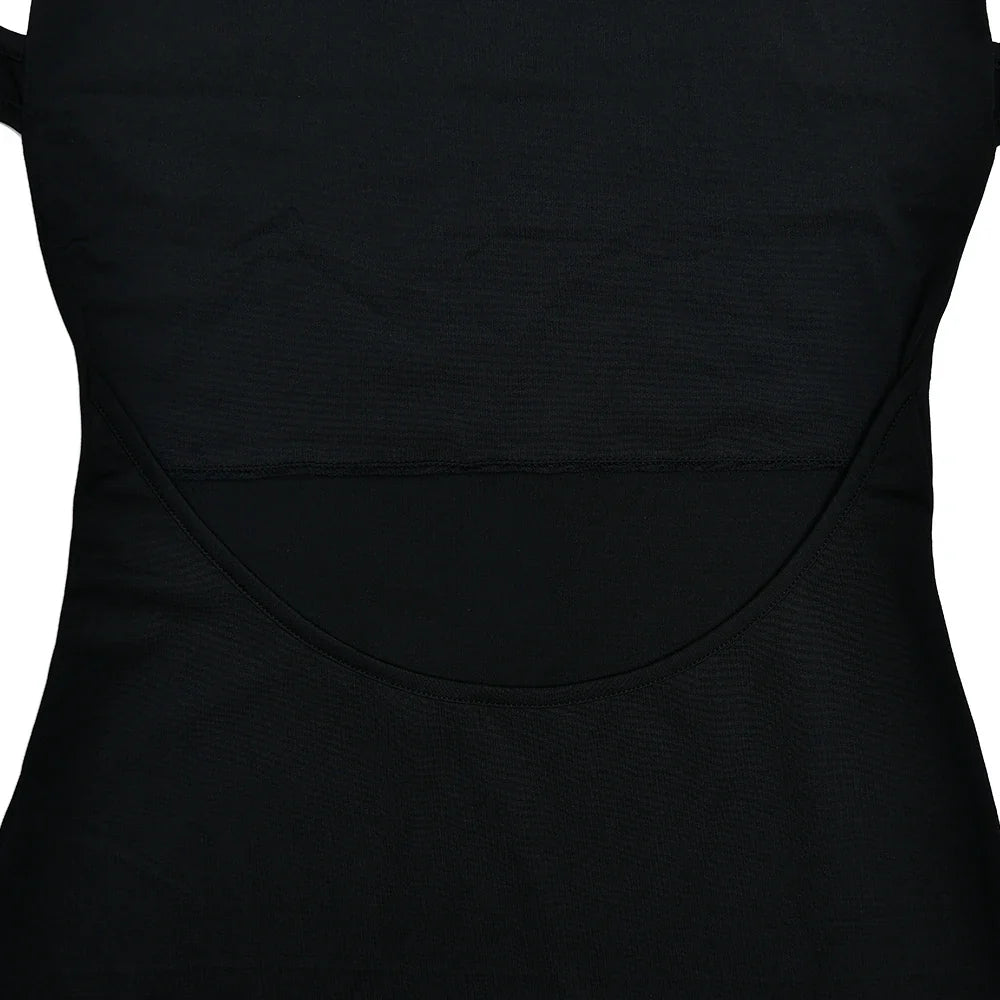 שמלת מקסי צמודה בגזרת בת ים גב פתוח מחשוף נופל - קרי