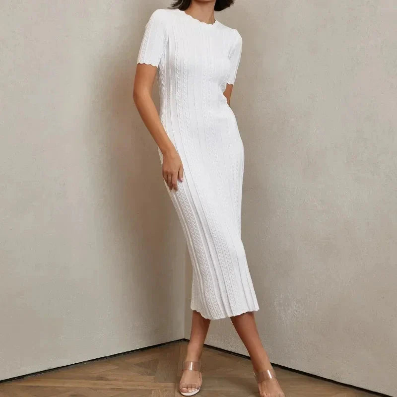 שמלת מידי סרוגה - טולה