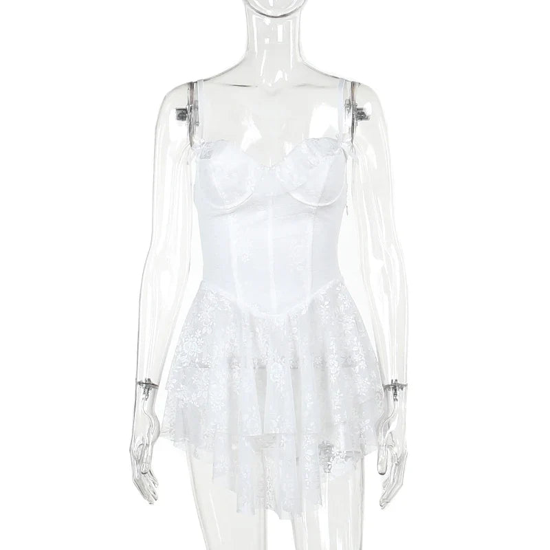 שמלת מיני תחרה - קוני