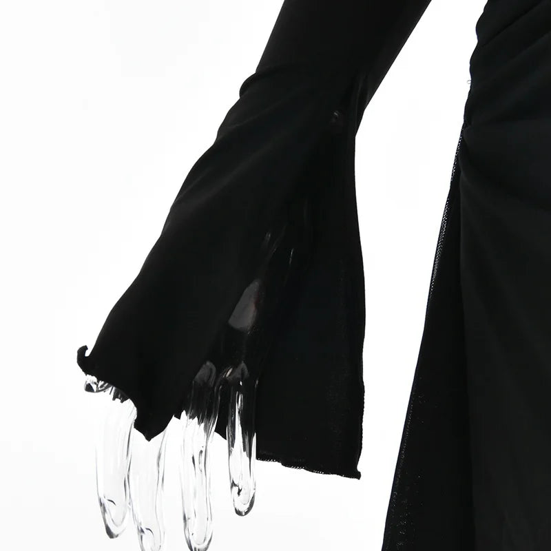 שמלת מיני בעיצוב מחוך וקשירה - KASIE