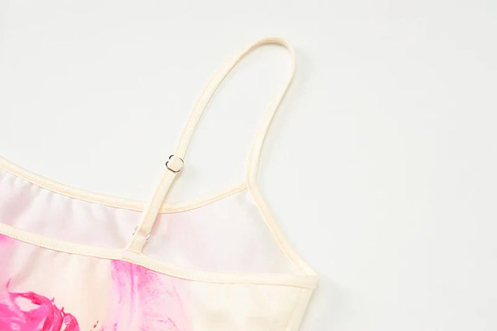 Two-piece summer set with floral design - Felicia