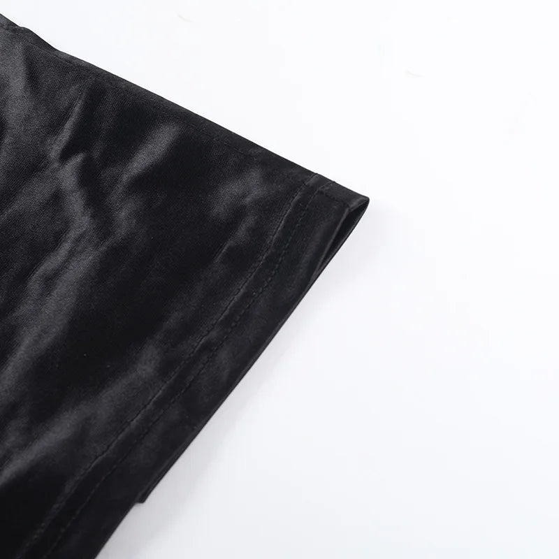 שמלת מקסי סאטן בעיטור תחרה - Cassidy