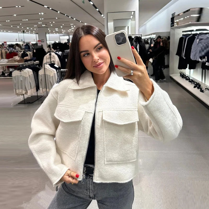 ג'קט צמר בעיצוב מחויט - קאנדי