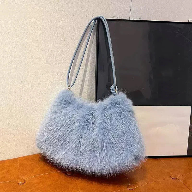 Fur design bag