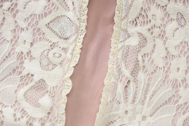 שמלת מיני תחרה סגירת כפתור - איידן