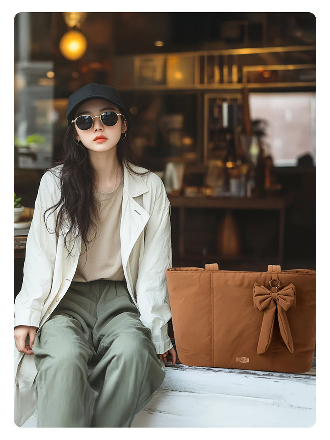 Padded bag with large storage compartment
