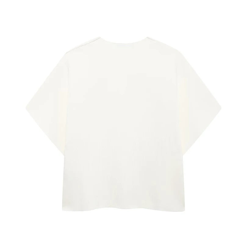 סריג אלגנטי בעיטור כפתורי זהב - נלה