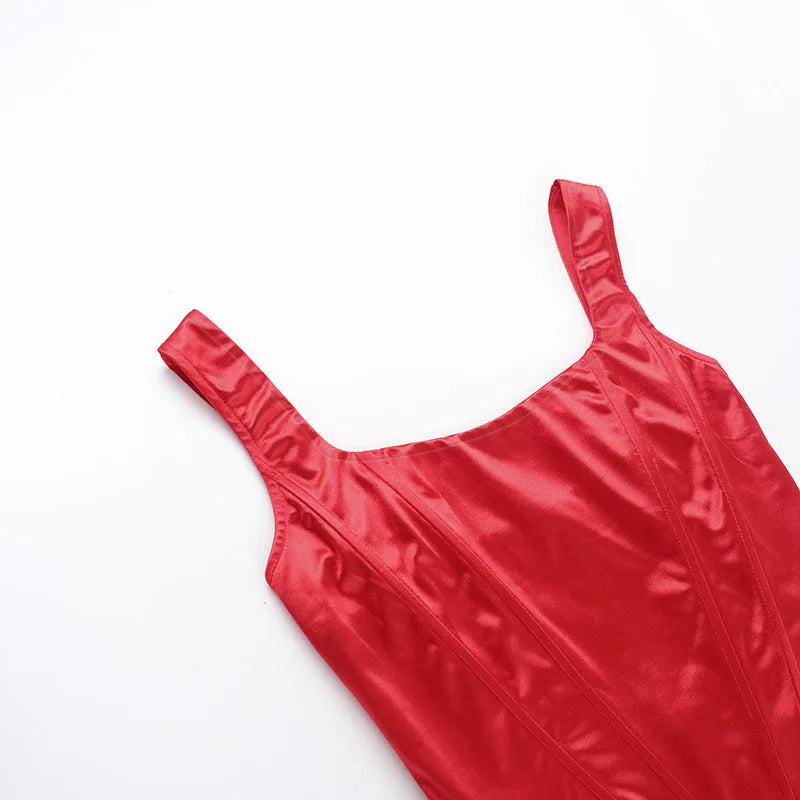 שמלת מיני סאטן בגזרת בלון - שנדי