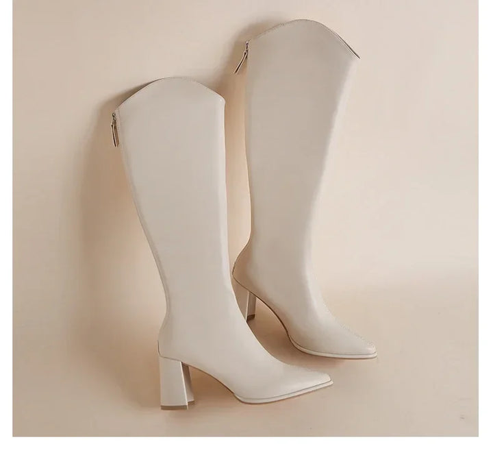 High leatherette boots - WIN