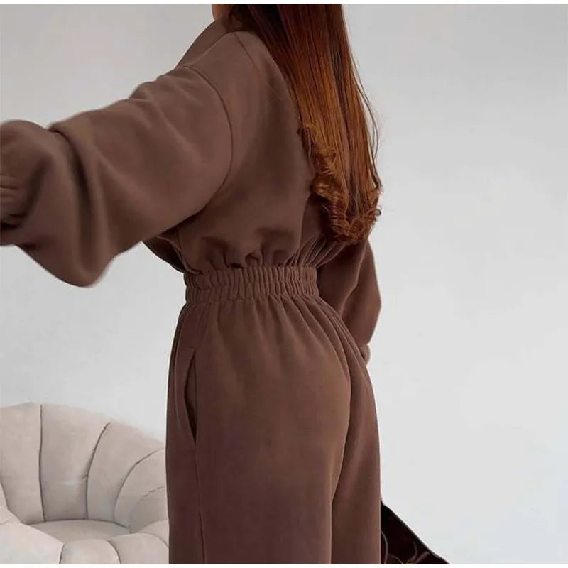 סרבל חורפי רוכסן קדמי - Frances